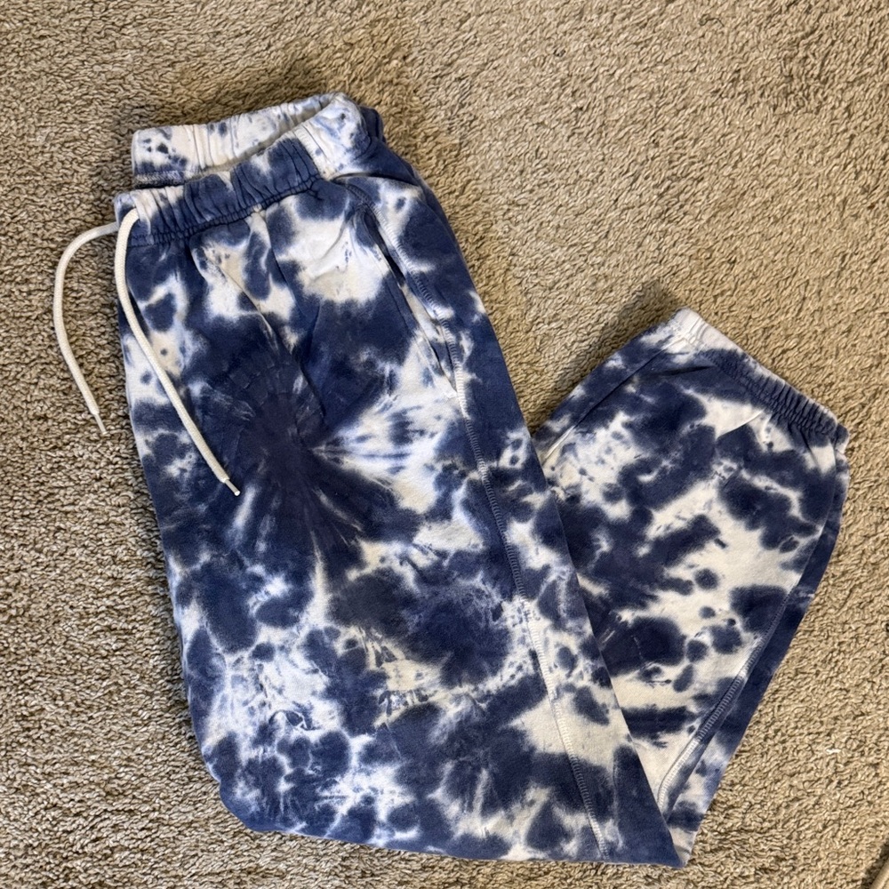 Old Navy Blue Tie-Dye Joggers